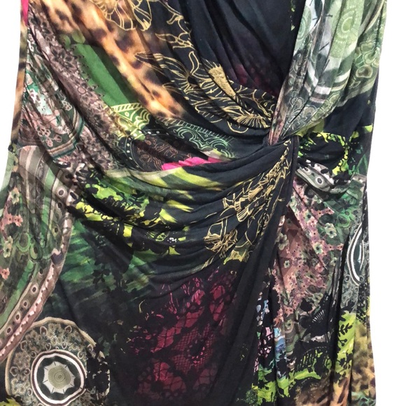 PRINTED DRESS💗💚 - Picture 2 of 5